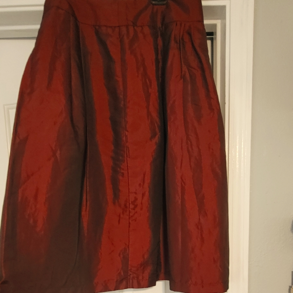 Worthington cranberry red skirt